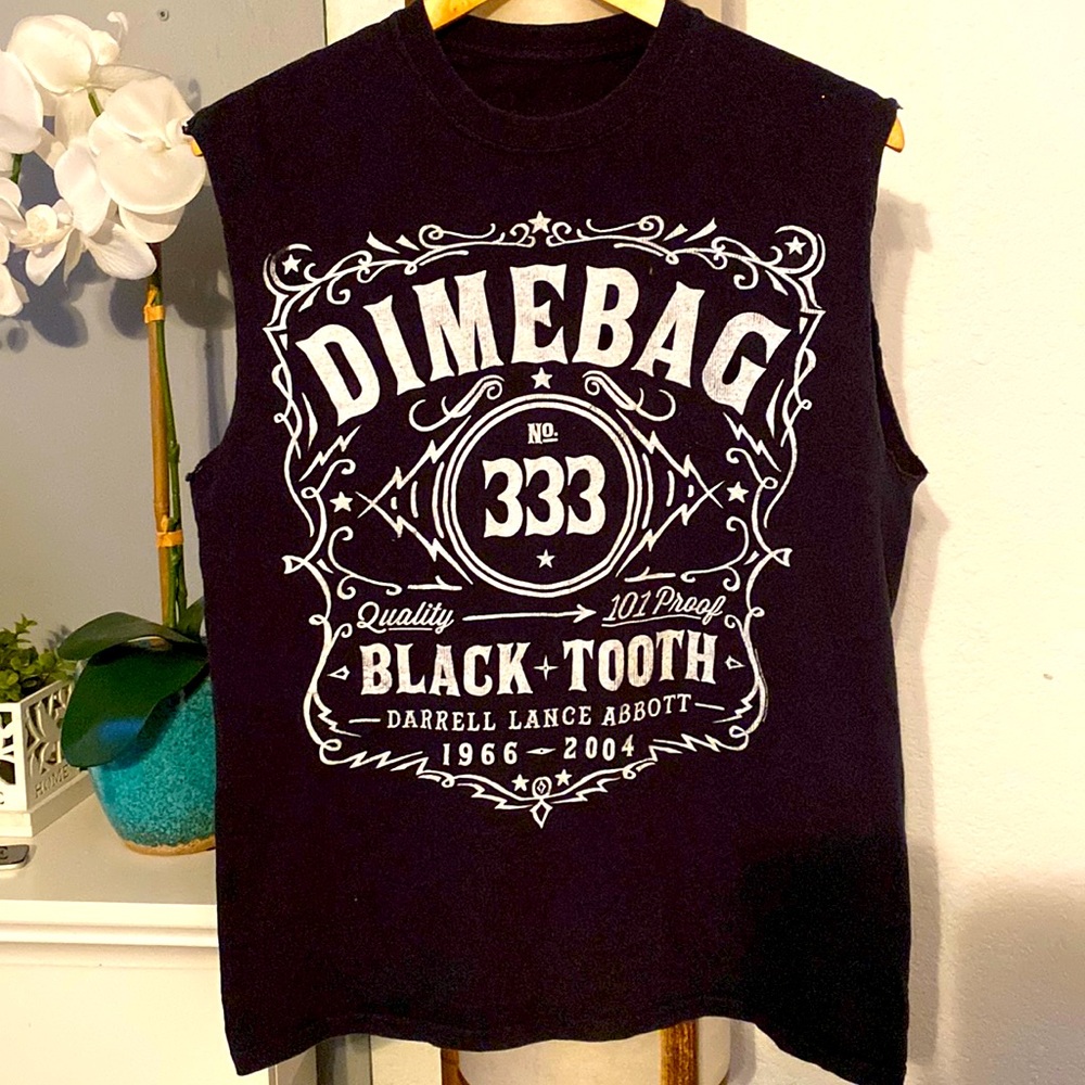 🔥Vintage DIMEBAG Darrell 333 Black Tooth Tee!!!